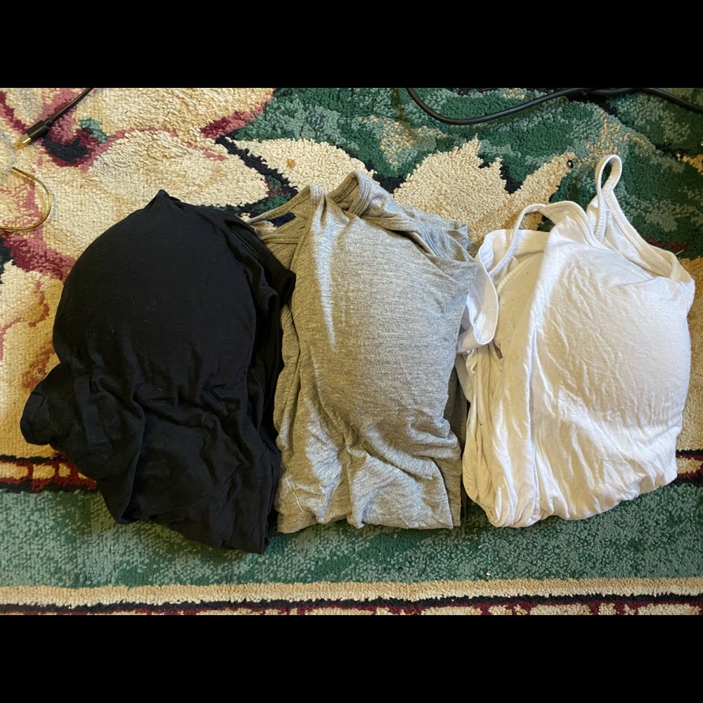 Max studio sleepwear camisoles with built in bra